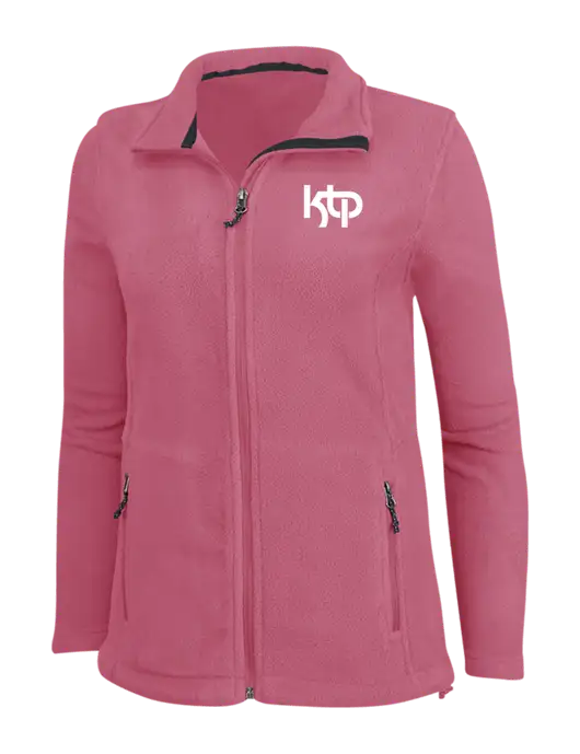 Womens Pink Fleece Jacket w/KTP Logo