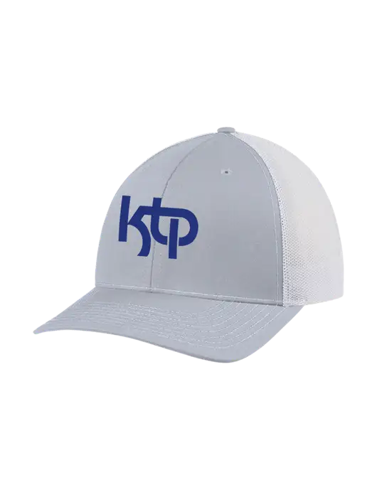 Richardson Adjustable Snapback Original 112 Trucker Cap Light Heather Grey w/White Mesh w/KTP Logo