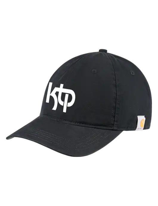 Carhartt Black Cotton Canvas Cap w/KTP Logo