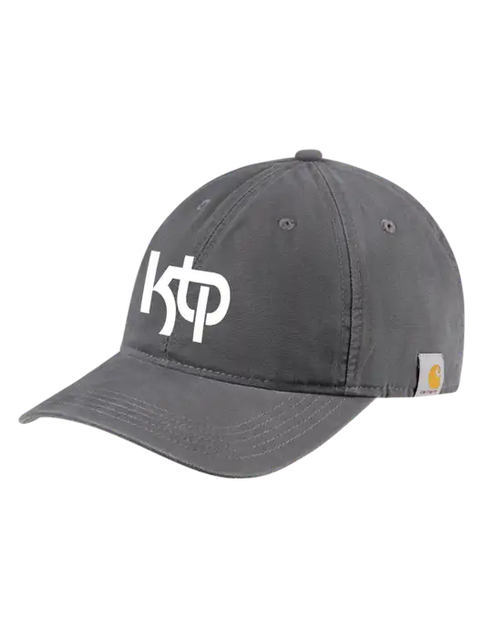 Carhartt Dark Grey Cotton Canvas Cap w/KTP Logo