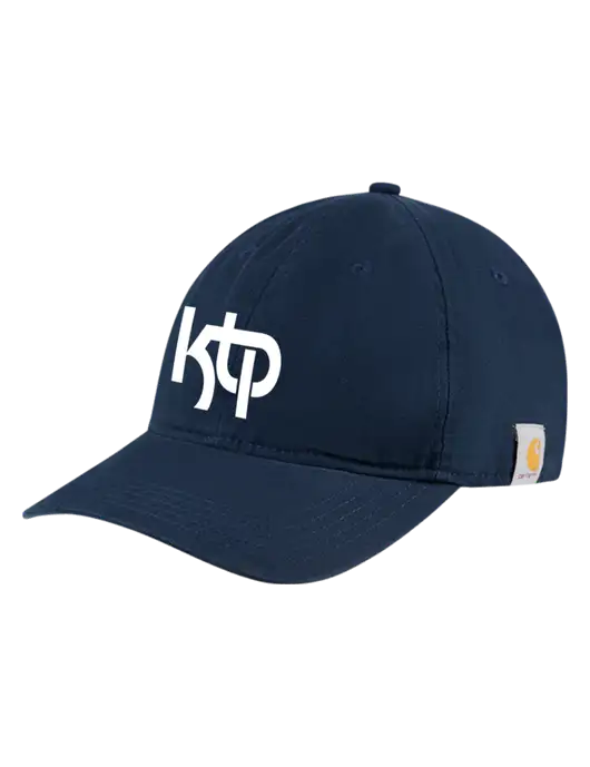 Carhartt Navy Cotton Canvas Cap w/KTP Logo