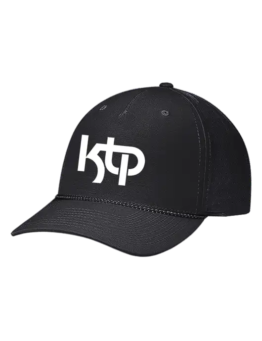 Richardson Laser Perf Performance Black/Black-Grey Rope Cap w/KTP Logo