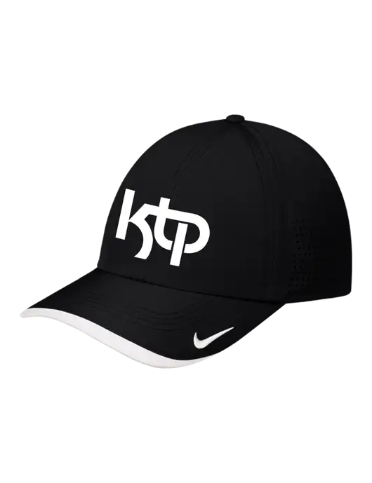 Nike Black/White Dri-FIT Perforated Performance Cap w/KTP Logo