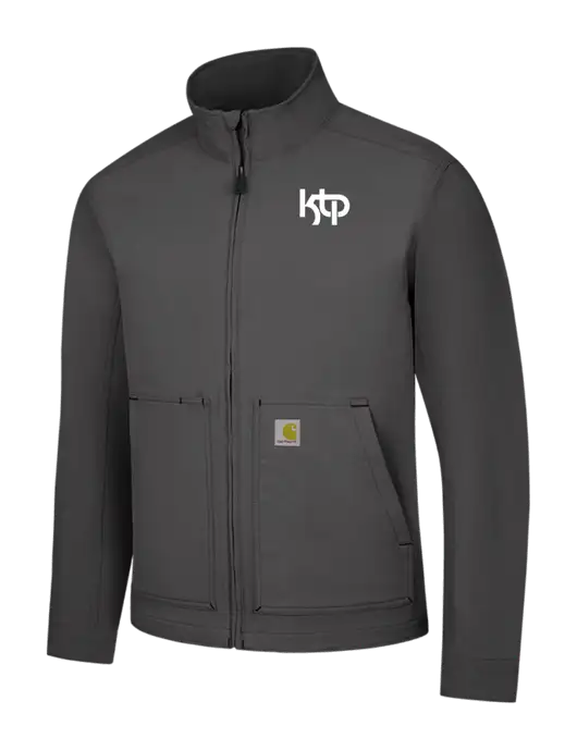 Carhartt Dark Grey Super Dux Soft Shell Jacket w/KTP Logo