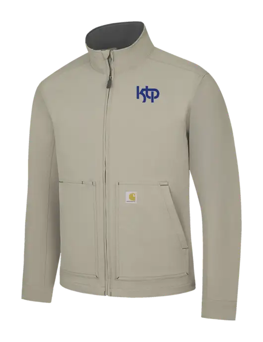 Carhartt Light  Grey Super Dux Soft Shell Jacket w/KTP Logo