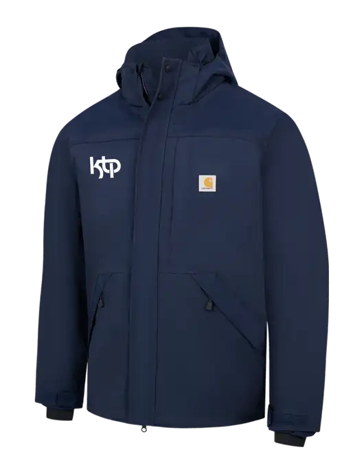 Carhartt Navy Storm Defender Shoreline Jacket w/KTP Logo