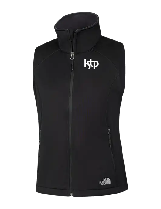 The North Face Womens Black Ridgewall Soft Shell Vest  w/KTP Logo