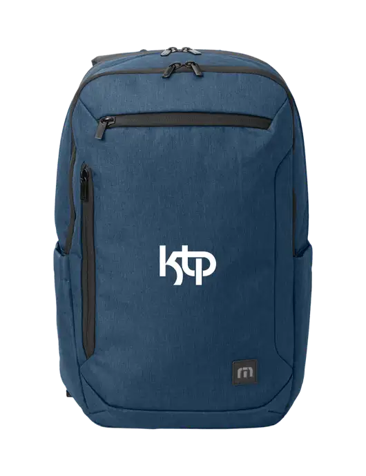 TravisMathew Heather Navy Duration Backpack w/KTP Logo