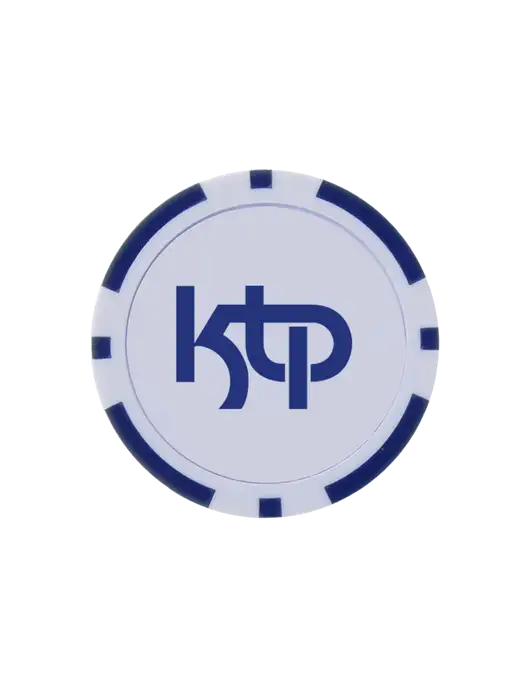 Dark Royal Poker Chip Ball Marker w/KTP Logo