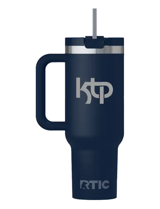 RTIC Road Trip 40 oz Navy Tumbler  w/KTP Logo
