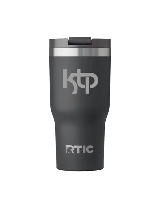 RTIC Essential 20 oz Charcoal Tumbler w/KTP Logo