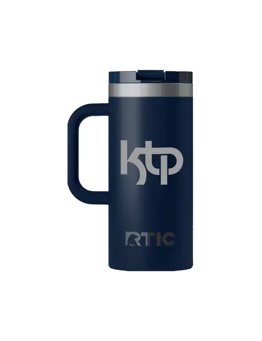 RTIC Road Trip 16 oz Navy Travel Mug w/KTP Logo