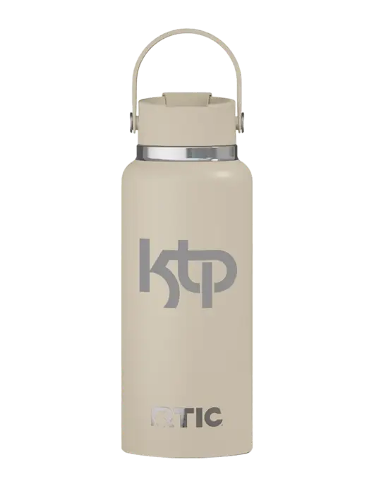 RTIC Outback 32 oz Tan Bottle w/KTP Logo