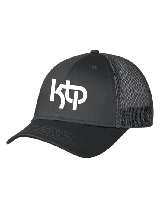 Charcoal Mesh Trucker Cap Snap Back w/KTP Logo