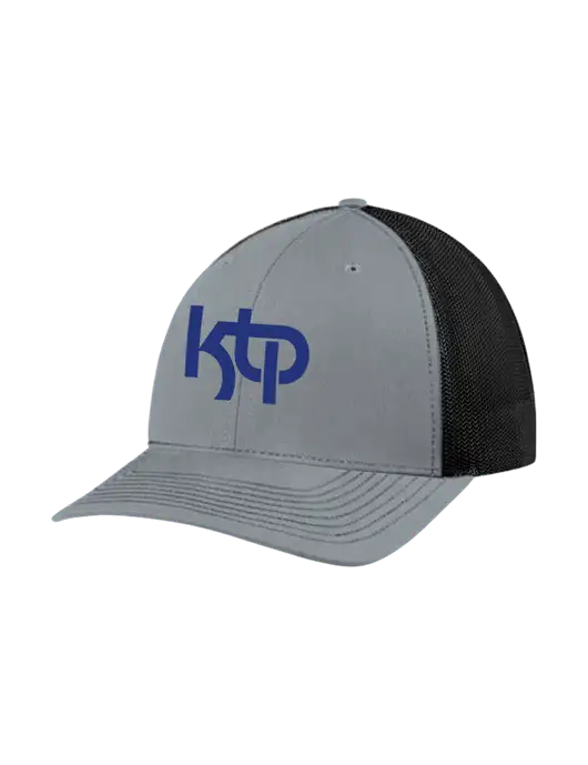 Richardson Adjustable Snapback Original 112 Trucker Cap Heather Grey w/Black Mesh w/KTP Logo