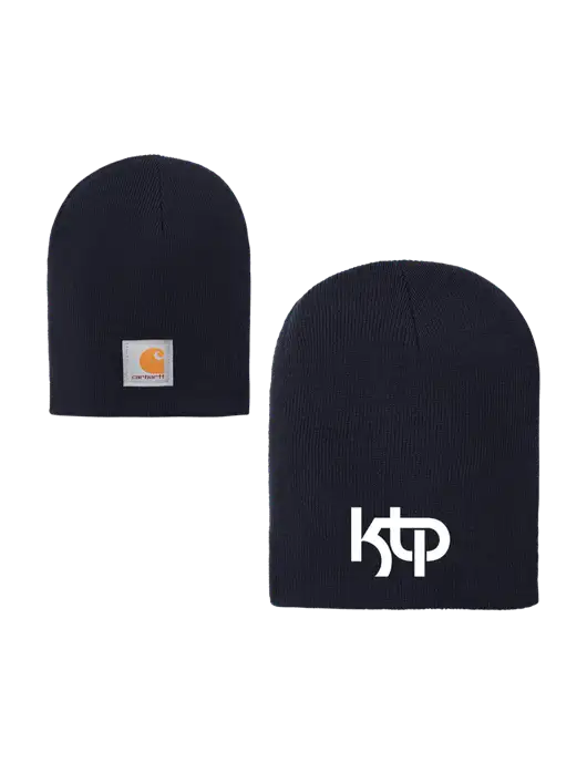Carhartt Dark Navy Acrylic Knit Hat w/KTP Logo