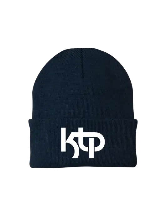 Navy Knit Cap w/KTP Logo