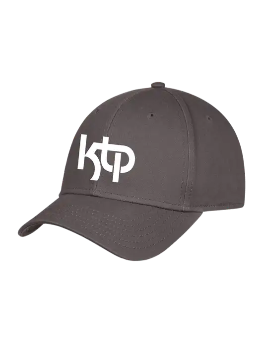 Charcoal Structured Cap Hook & Loop w/KTP Logo