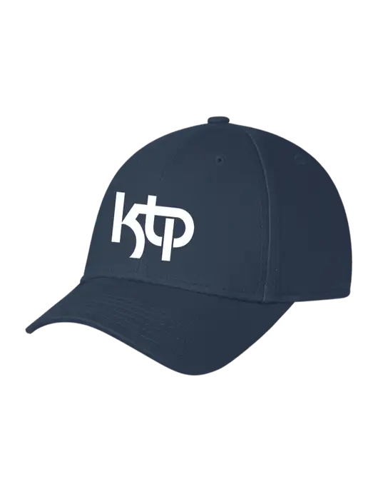 Navy Structured Cap Hook & Loop w/KTP Logo