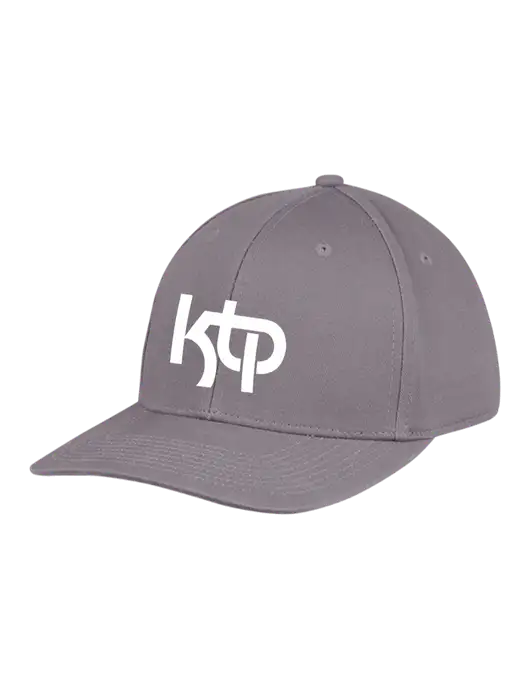 Premium Modern Structured Twill Charcoal Snapback Cap w/KTP Logo
