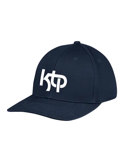 Premium Modern Structured Twill Navy Snapback Cap w/KTP Logo