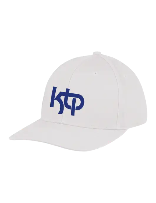 Premium Modern Structured Twill White Snapback Cap w/KTP Logo