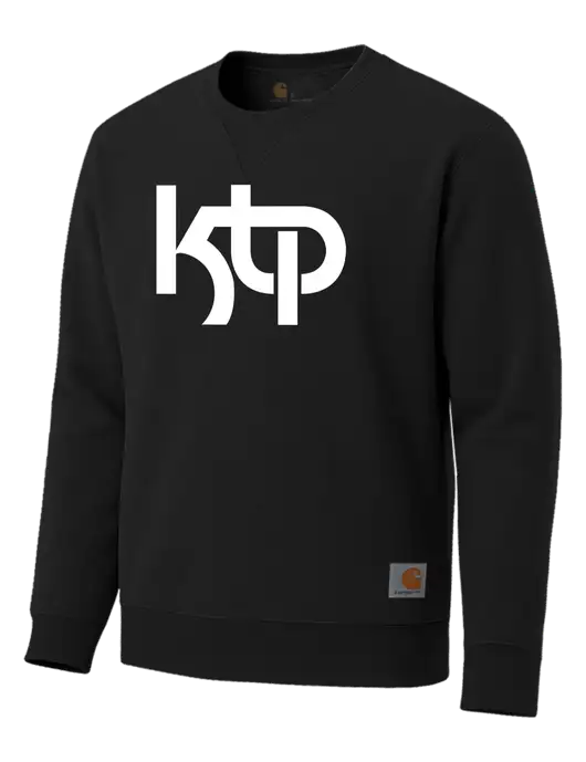 Carhartt Black Midweight Crewneck Sweatshirt w/KTP Logo