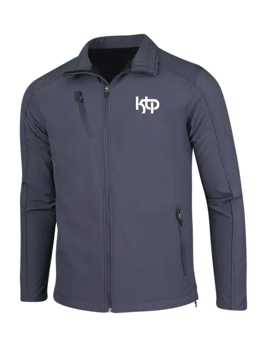 Dark Grey Welded Softshell Jacket w/KTP Logo