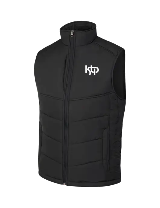 Black/Black Puffy Vest w/KTP Logo