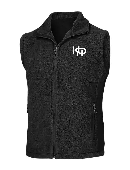 Black Fleece Vest w/KTP Logo