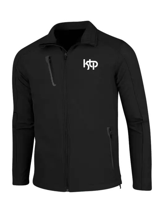 Black Welded Softshell Jacket w/KTP Logo