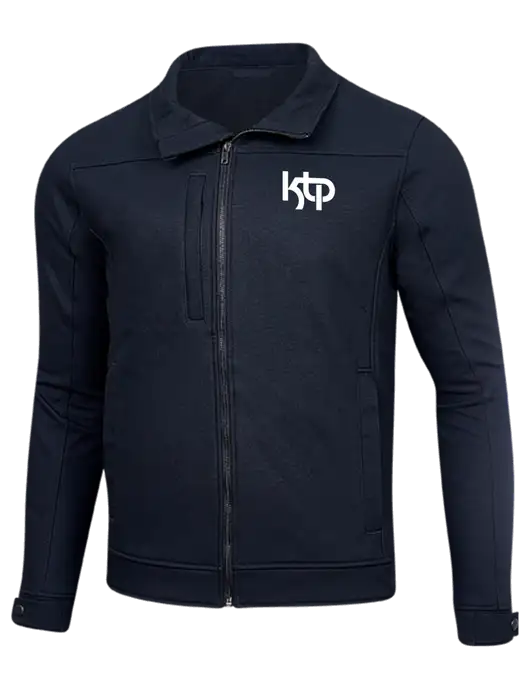 Cornerstone Navy Duck Bonded Soft Shell Jacket w/KTP Logo