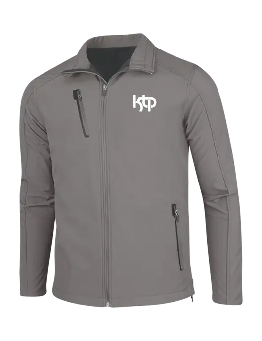 Medium Grey Welded Softshell Jacket w/KTP Logo