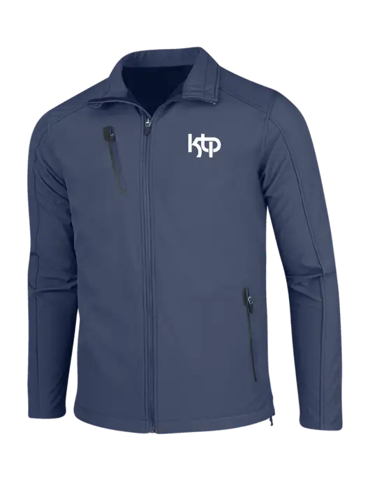 Navy Welded Softshell Jacket w/KTP Logo