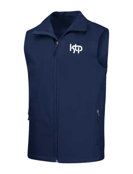 Navy Core Soft Shell Vest w/KTP Logo