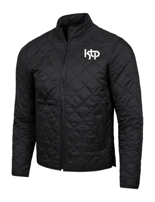 Mercer+Mettle Black Quilted Full-Zip Jacket w/KTP Logo
