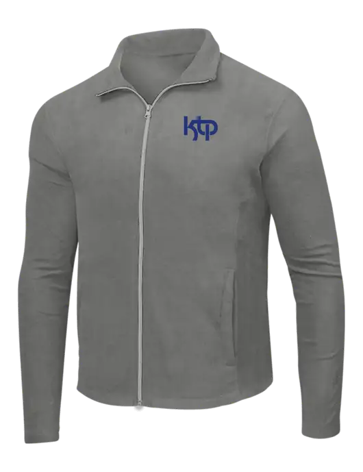 Medium Grey Microfleece Jacket w/KTP Logo