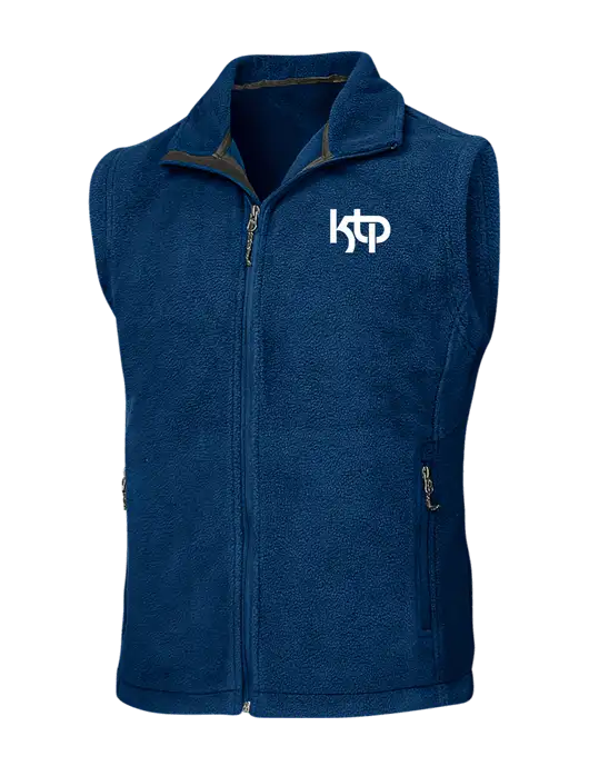 Navy Fleece Vest w/KTP Logo