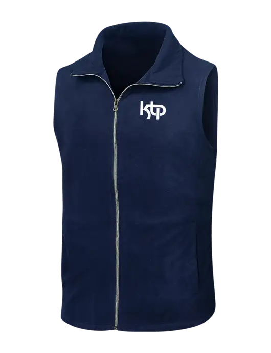 Navy Microfleece Vest w/KTP Logo