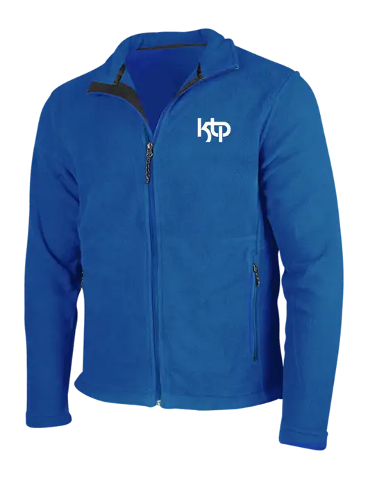 Dark Royal Fleece Jacket w/KTP Logo