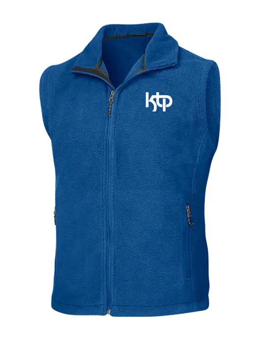 Royal Fleece Vest w/KTP Logo