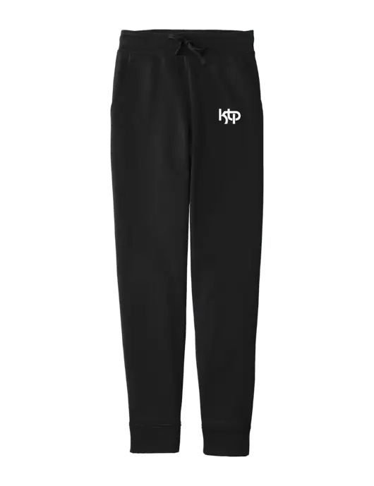 Sport-Wick Black Fleece Jogger w/KTP Logo