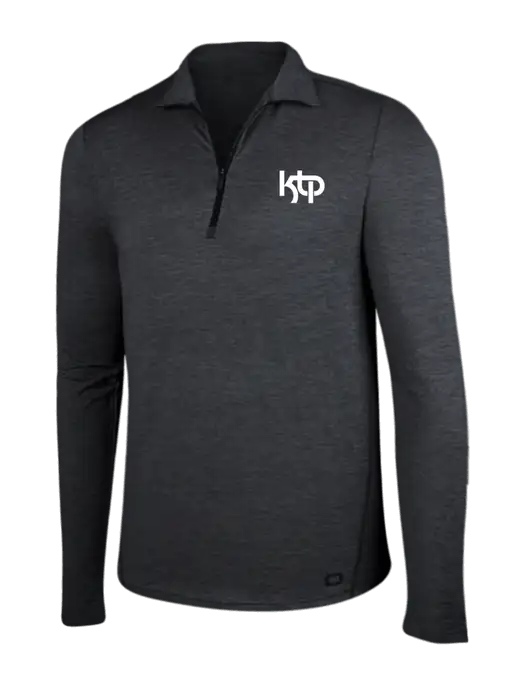 OGIO Blacktop Heather Endurance Force 1/4 Zip w/KTP Logo