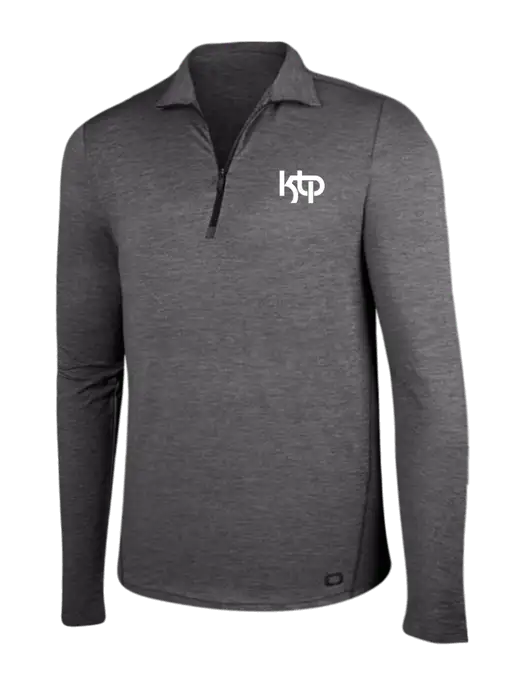 OGIO Gear Grey Heather Endurance Force 1/4 Zip w/KTP Logo