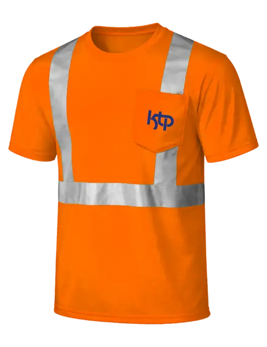 CornerStone Safety Orange ANSI 107 Class 2 Mesh Tee w/KTP Logo