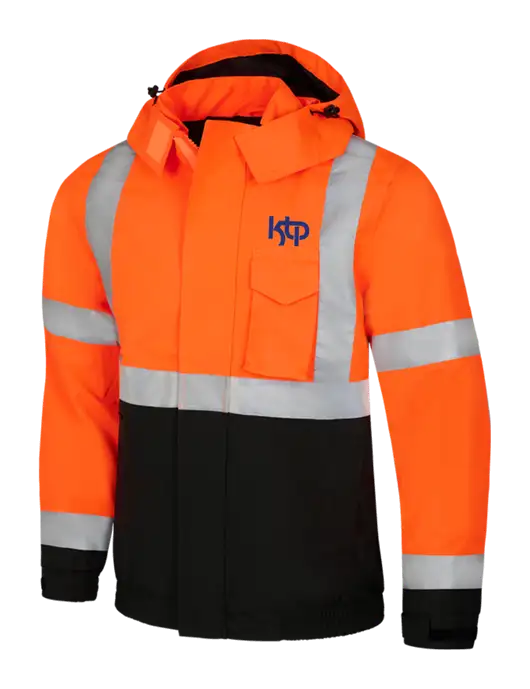 CornerStone Safety Orange ANSI 107 Class 3 Economy Waterproof Insulated Bomber Jacket w/KTP Logo