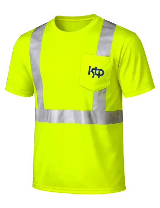 CornerStone Safety Yellow ANSI 107 Class 2 Mesh Tee w/KTP Logo