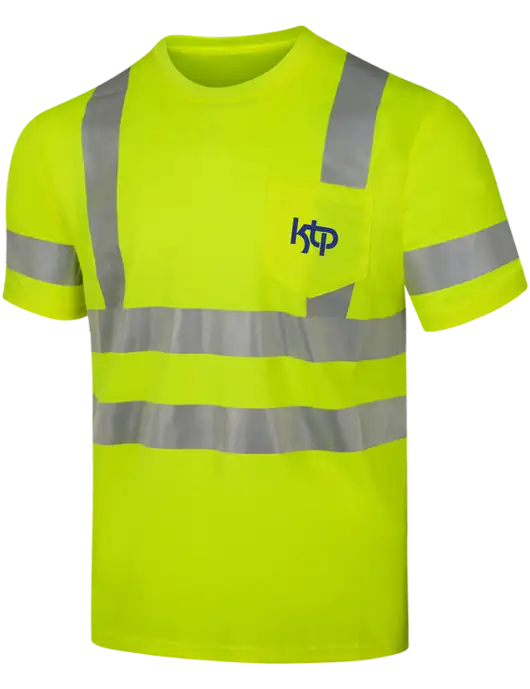 CornerStone Safety Yellow ANSI 107 Class 3 Mesh Tee w/KTP Logo