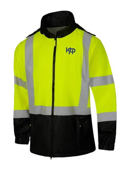 CornerStone Safety Yellow ANSI 107 Class 3 Safety Windbreaker w/KTP Logo