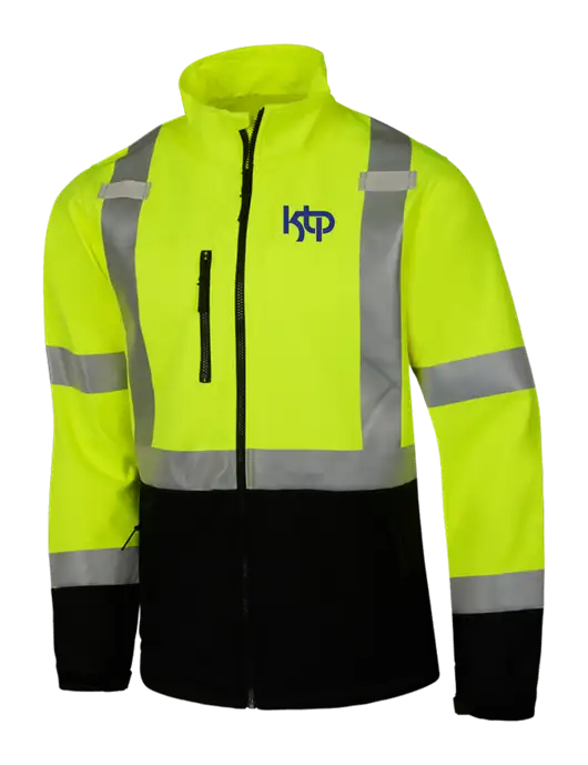 CornerStone Safety Yellow ANSI 107 Class 3 Soft Shell Jacket w/KTP Logo